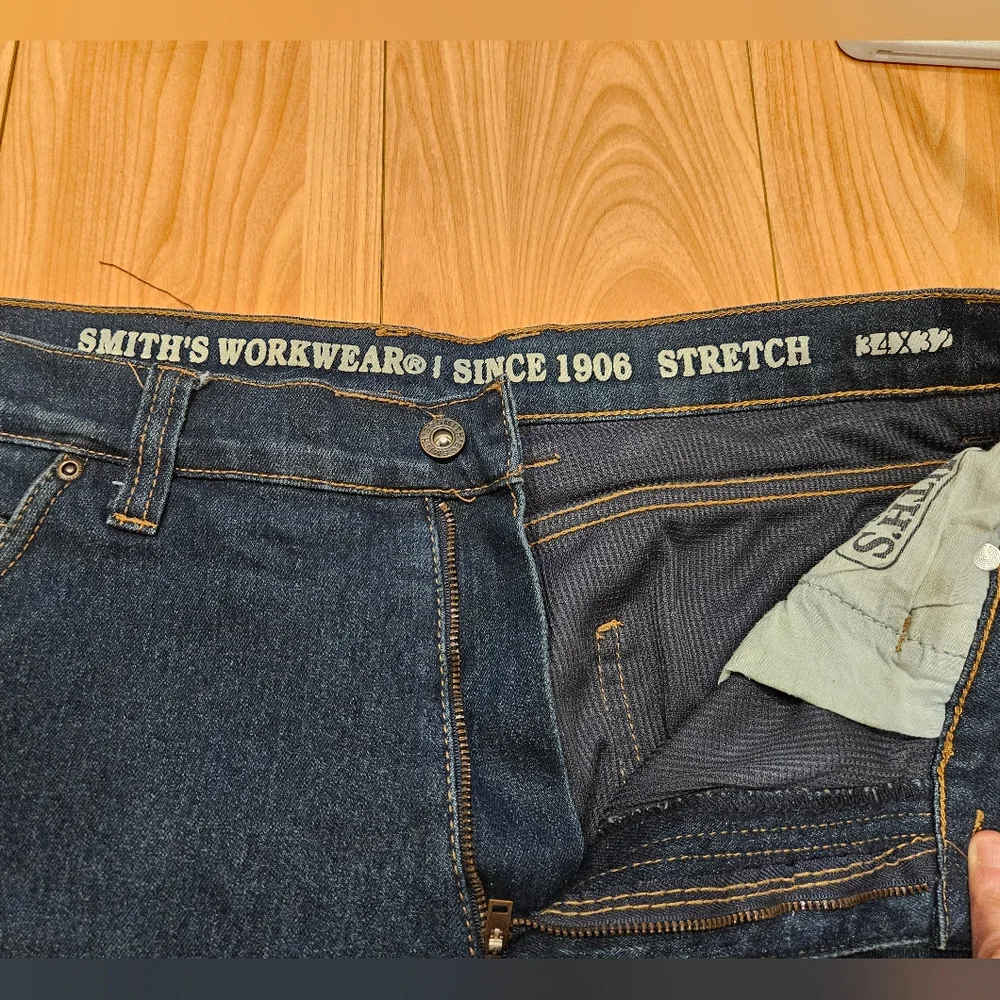Smiths Workwear Mens Straight Leg Carpenter Jean Thermal Lining 34 x 32